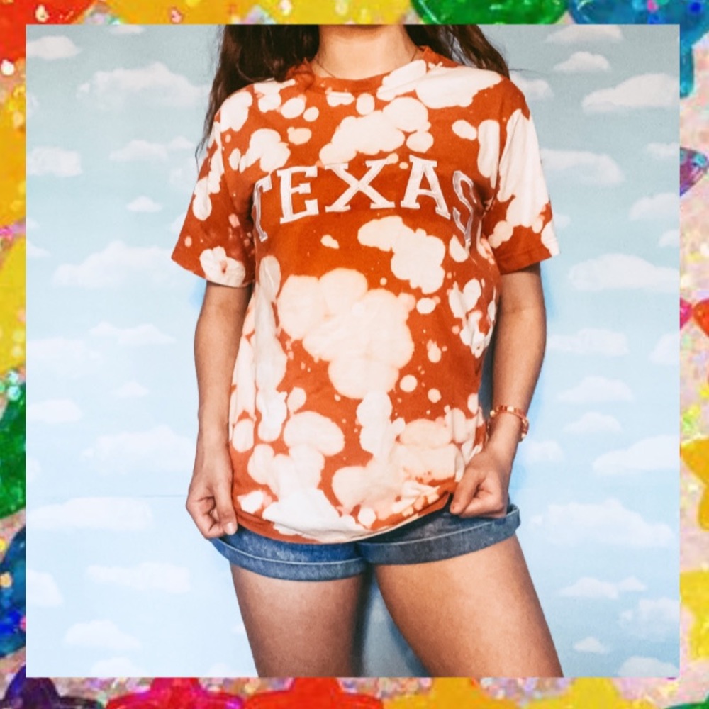 Unisex Bleached University of Texas Longhorns Tee